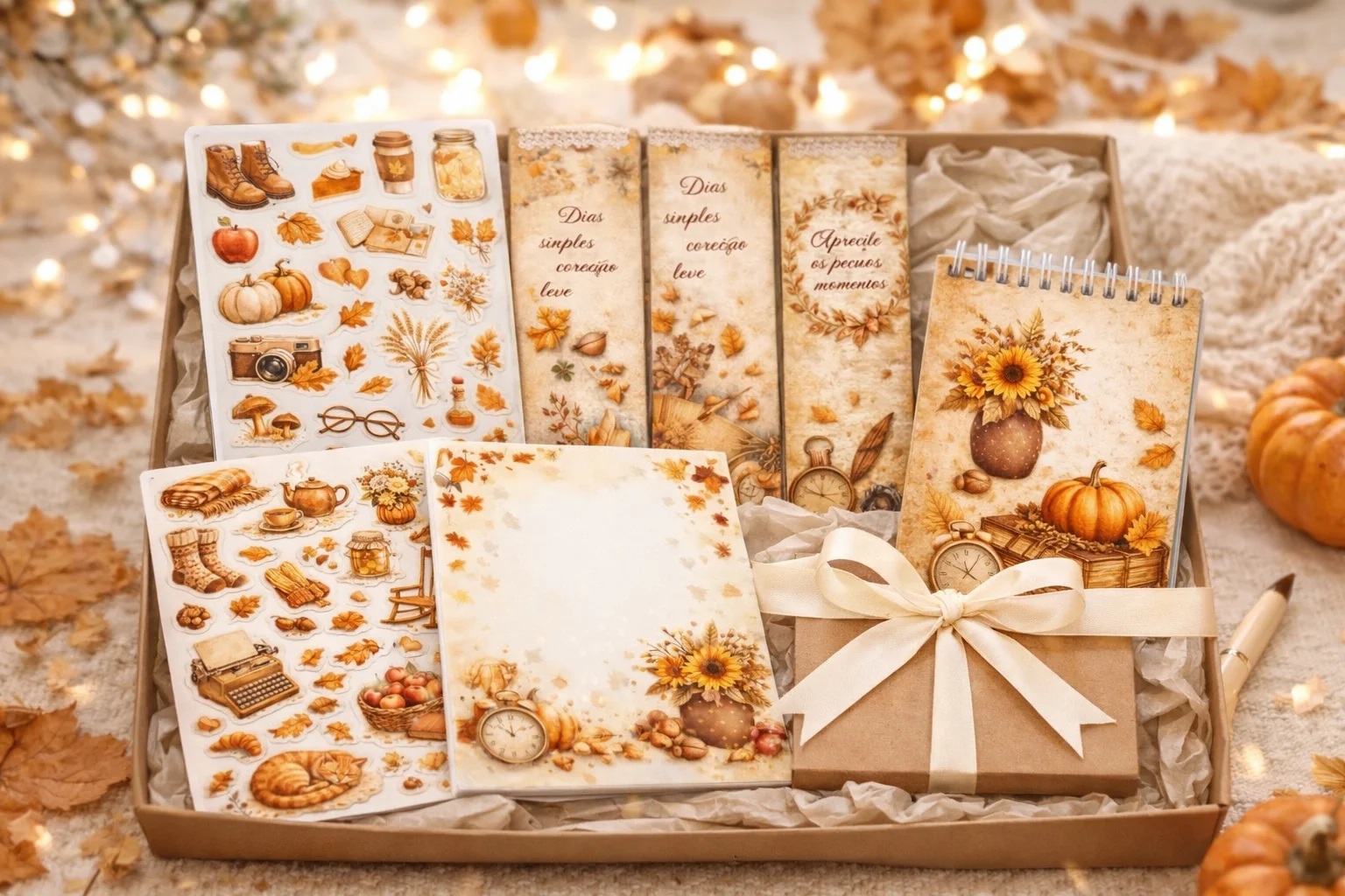 Coleção Outono Fofa Premium